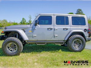 Jeep Wrangler JL Nerf Bar - NFB Predator Pro Step System - N-Fab - Textured Black